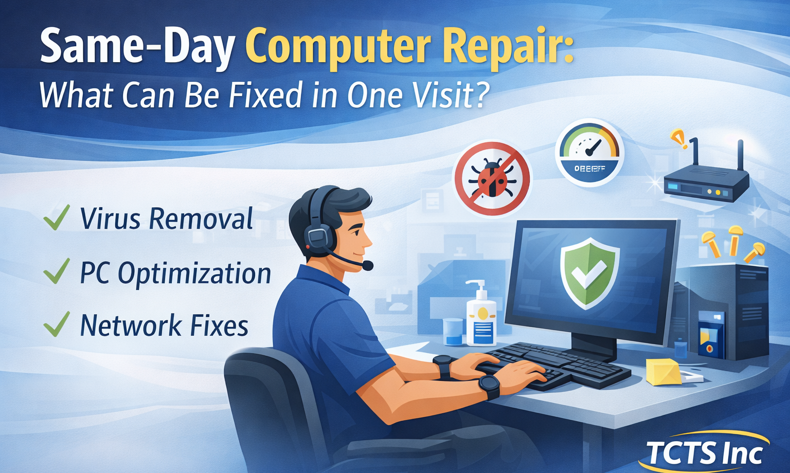 Same Day Computer Repair What Can Be Fixed in One Visit